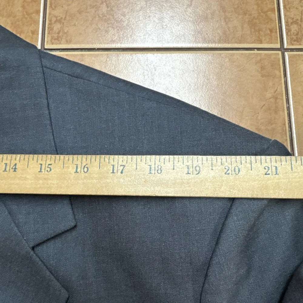 Vintage Duru's Chicago Tailor 2 Piece Suit 48R Jacket 40 x 28 Pants Medium Gray